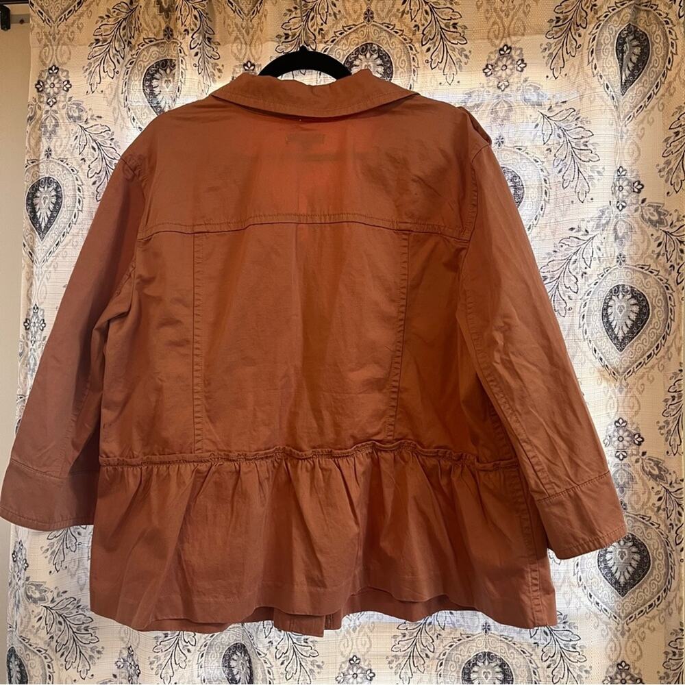 Loft Pink Button Front Jacket Size 22 - Picture 2 of 8